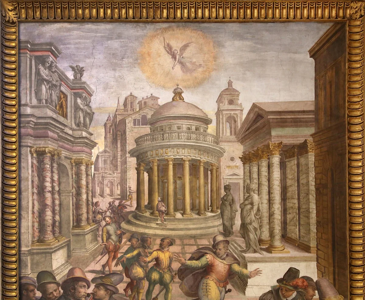 Buy Donato Bramante Tempietto del Bramante Oil Painting - Hand Painted Reproduction