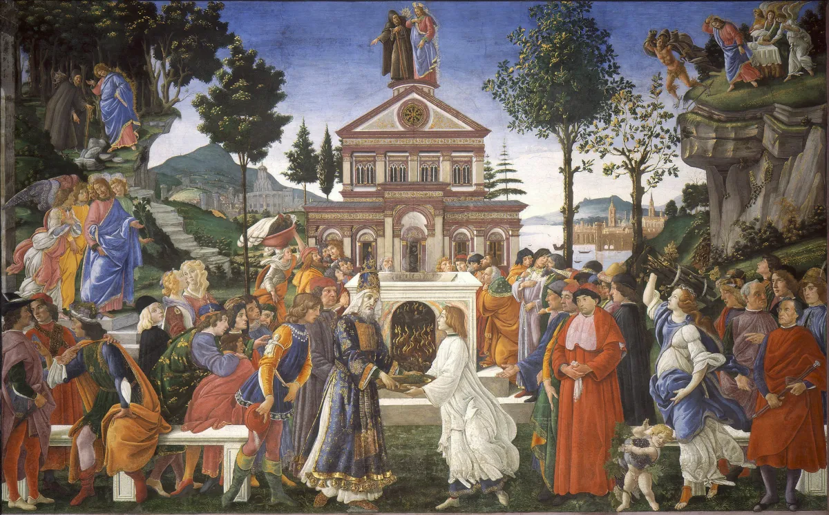 Buy Alessandro Filipepi (Sandro Botticelli) Temptations of Christ Oil Painting - Hand Painted Reproduction
