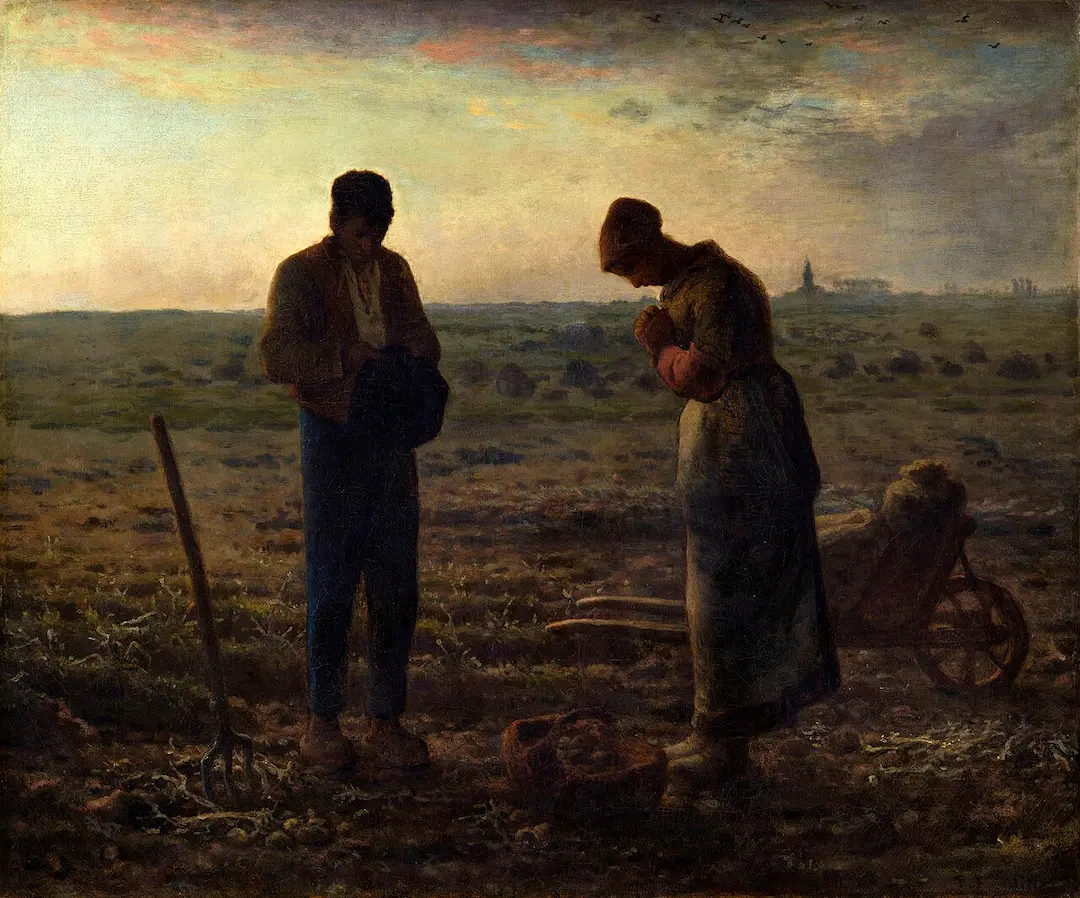 Buy Jean-Francois Millet The Angelus, 1857-59 Oil Painting - Hand Painted Reproduction