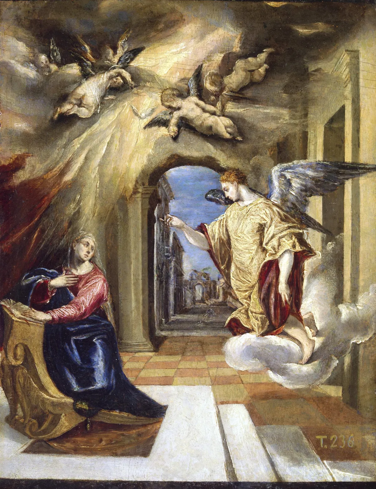 Buy Alessandro Filipepi (Sandro Botticelli) The Annunciation Oil Painting - Hand Painted Reproduction