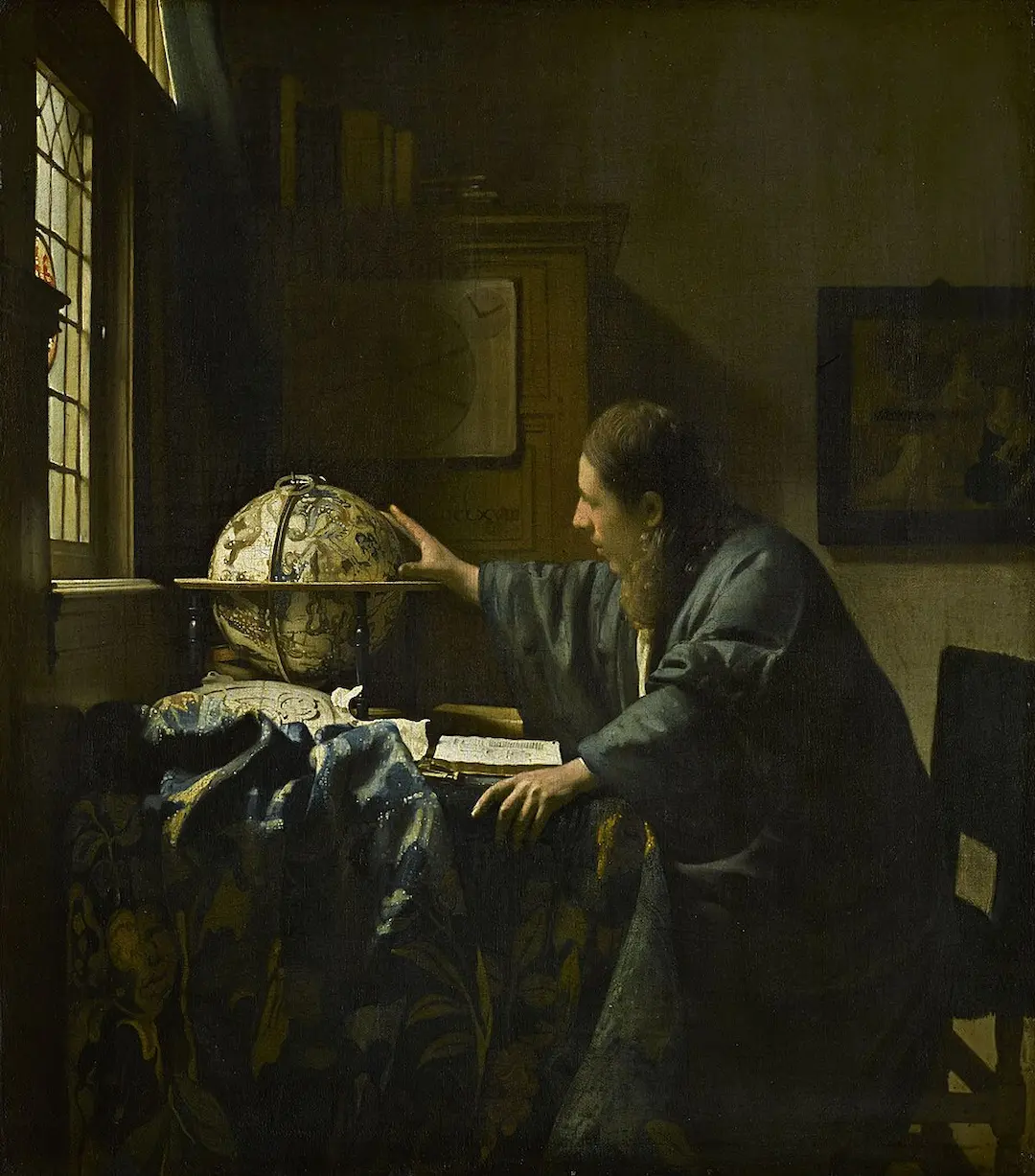 Buy Jan Vermeer Van Delft The Astronomer c. 1668 Oil Painting - Hand Painted Reproduction