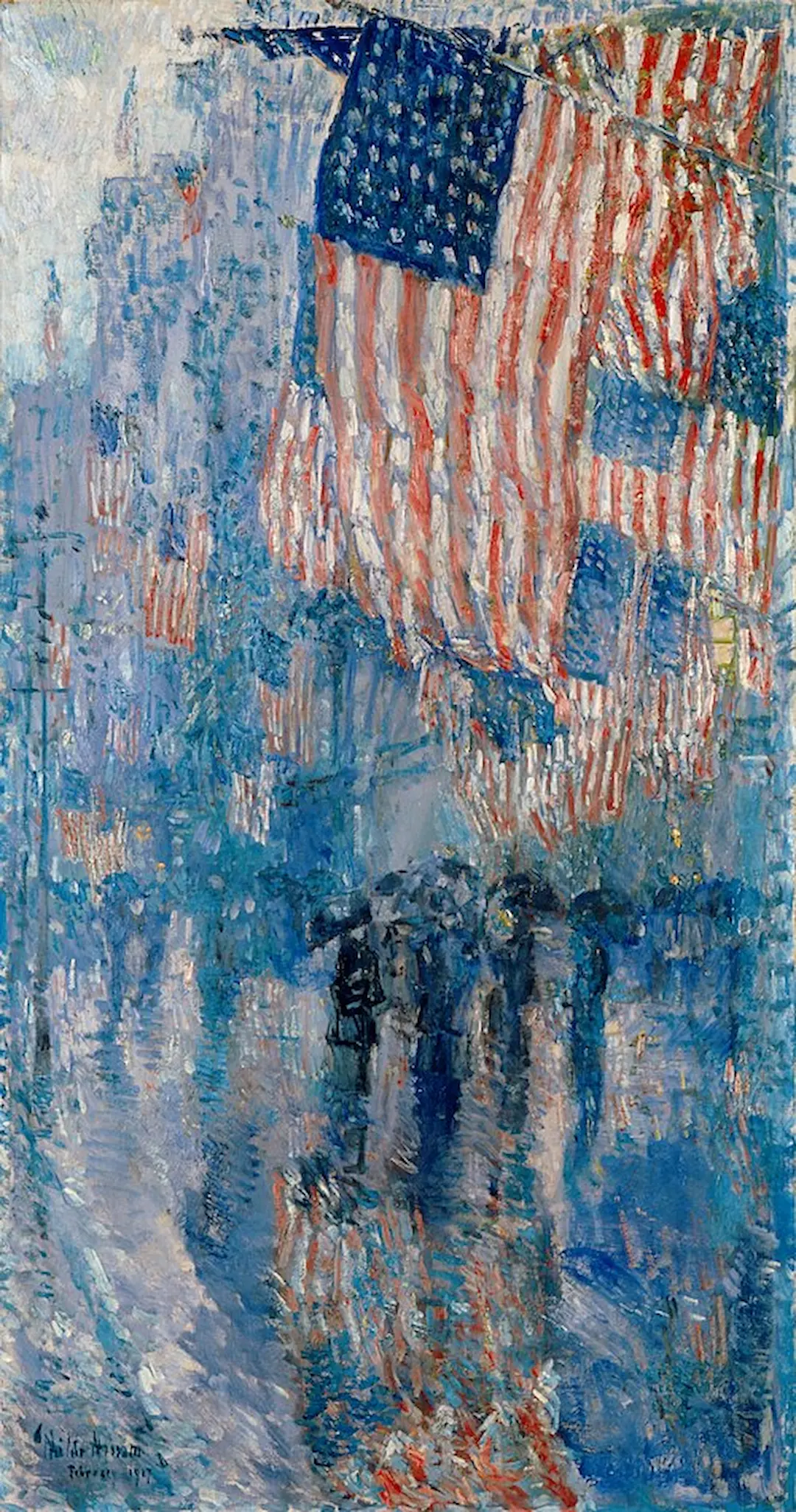 Buy Frederick Childe Hassam The Avenue in the Rain Oil Painting - Hand Painted Reproduction