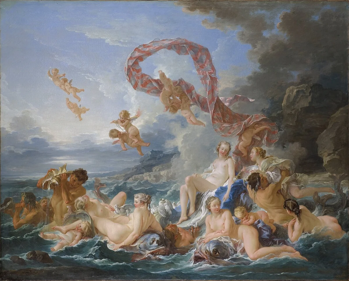 Buy Francois Boucher The Birth and Triumph of Venus Oil Painting - Hand Painted Reproduction