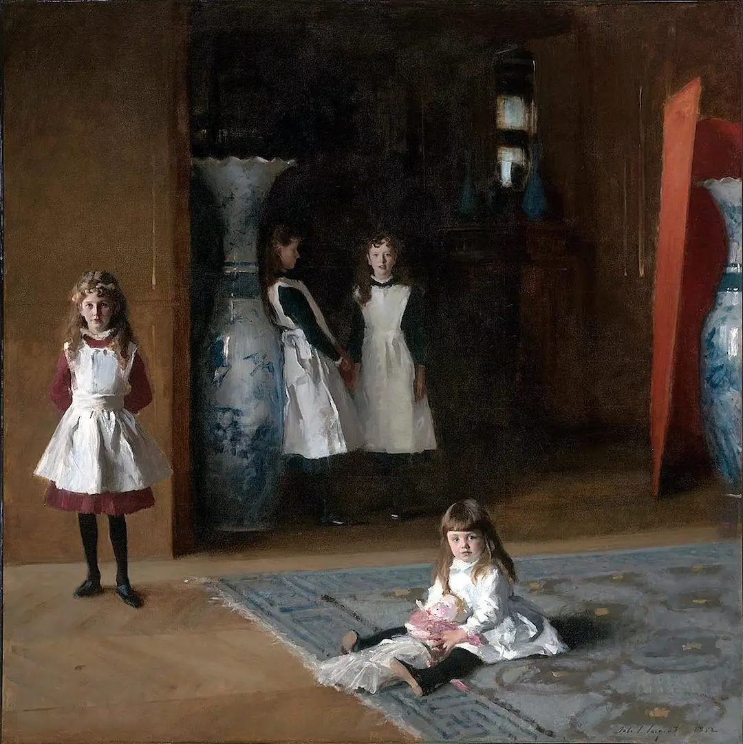 Buy John Singer Sargent The Daughters Of Edward Darley Boit Oil Painting - Hand Painted Reproduction
