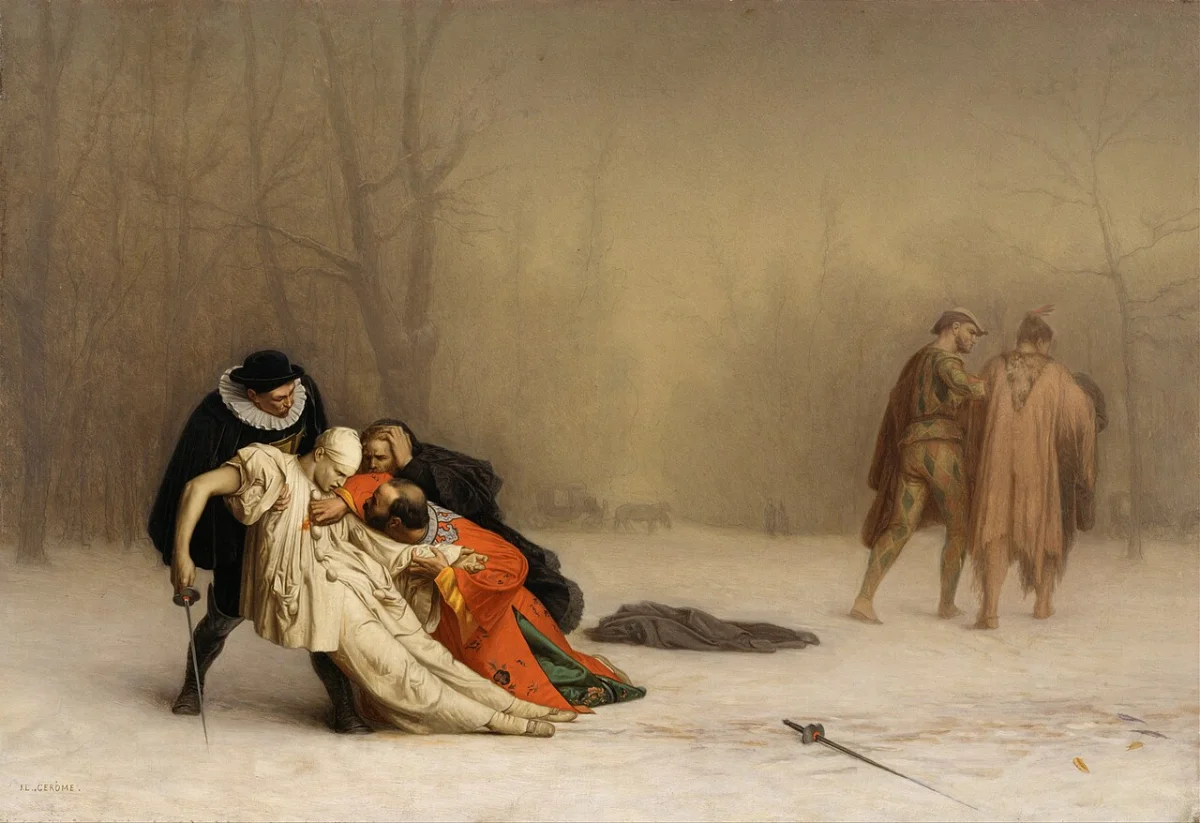 Buy Jean-Léon Gérôme The Duel After the Masquerade Oil Painting - Hand Painted Reproduction