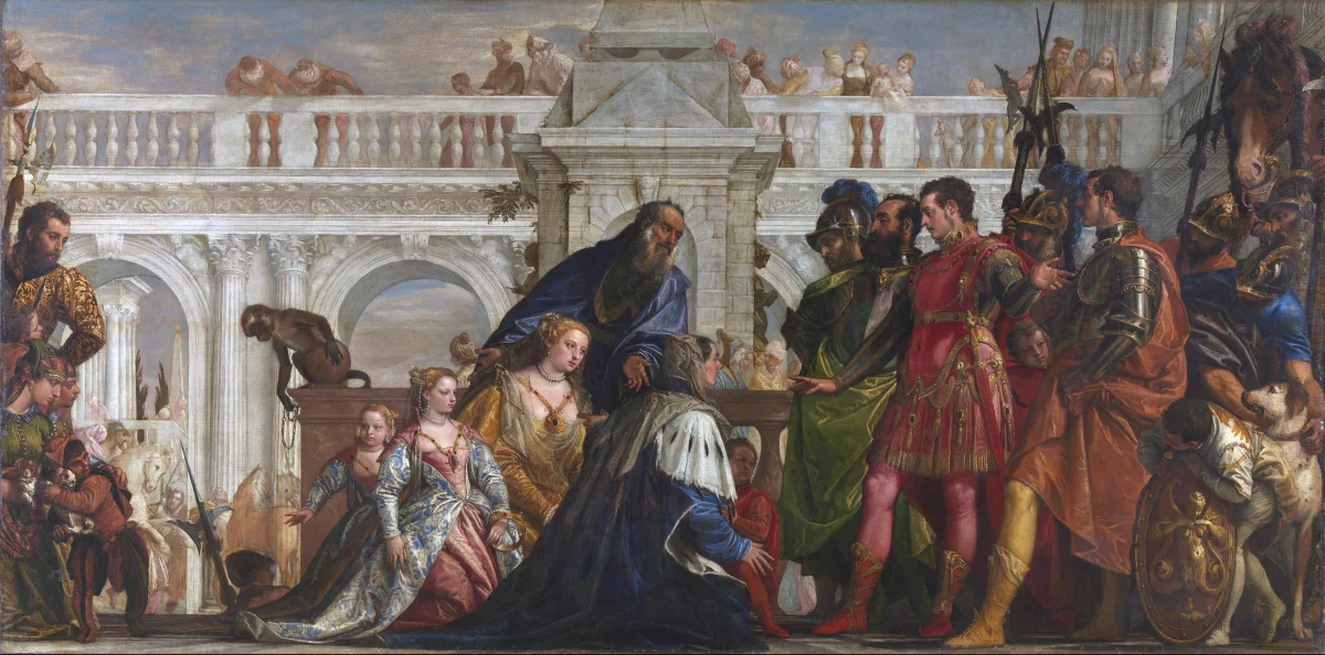 Buy Paolo Veronese The Family of Darius Before Alexander Oil Painting - Hand Painted Reproduction