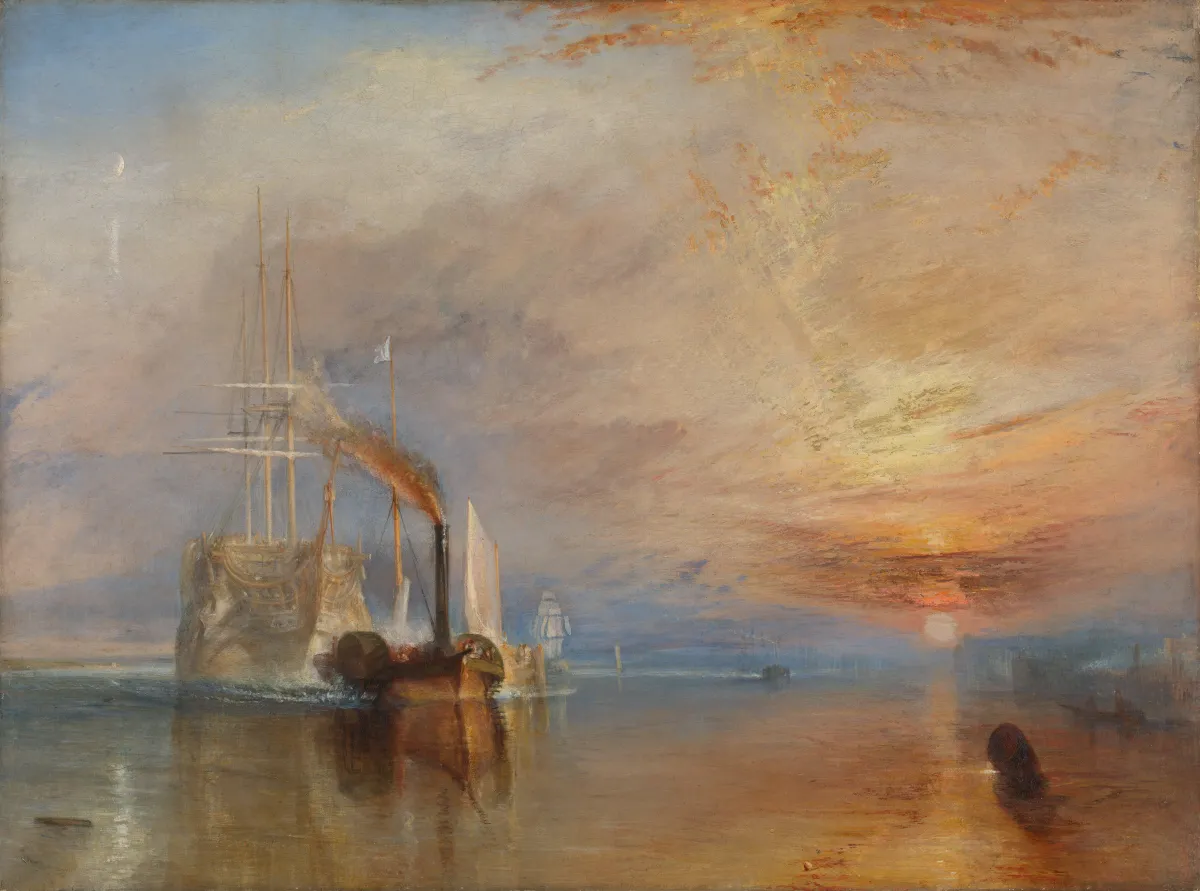 Buy Joseph Mallord William Turner The Fighting Temeraire Oil Painting - Hand Painted Reproduction