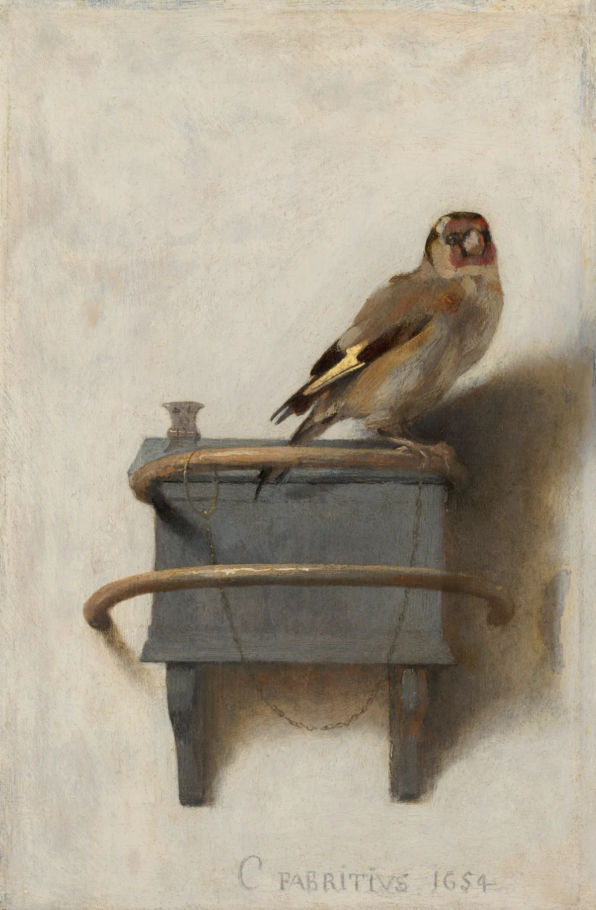 Buy Carel Fabritius The Goldfinch Oil Painting - Hand Painted Reproduction