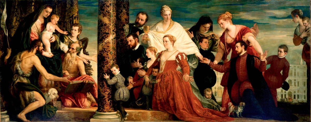 Buy Paolo Veronese The Madonna of the Cuccina Family Oil Painting - Hand Painted Reproduction