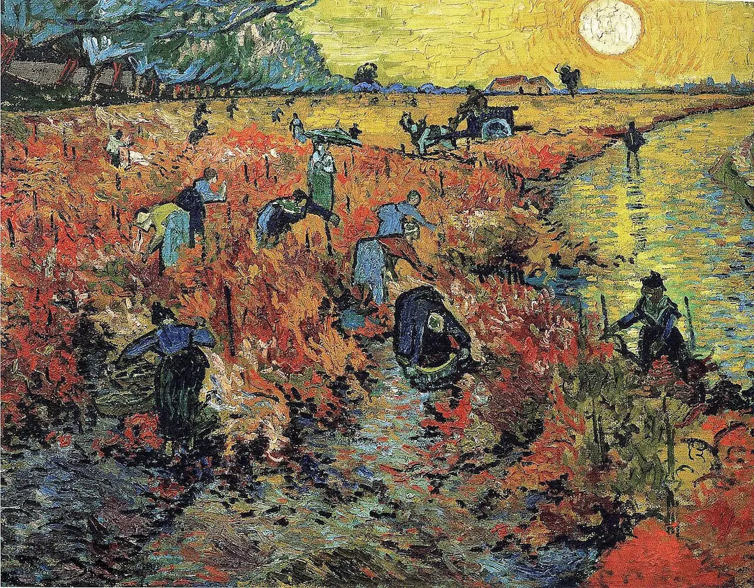 Buy Vincent Van Gogh The Red Vineyard Oil Painting - Hand Painted Reproduction