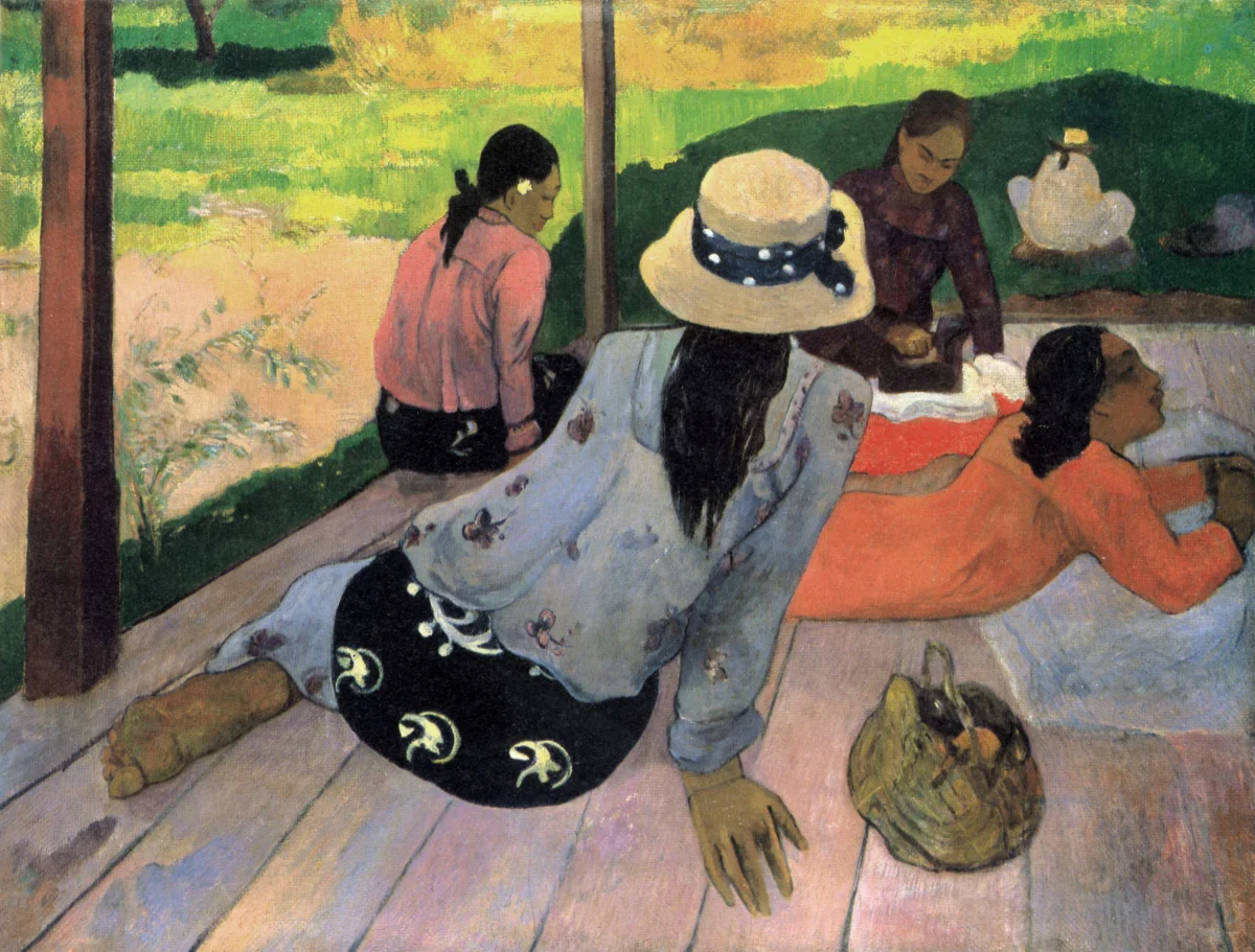 Buy Paul Gauguin The Siesta Oil Painting - Hand Painted Reproduction