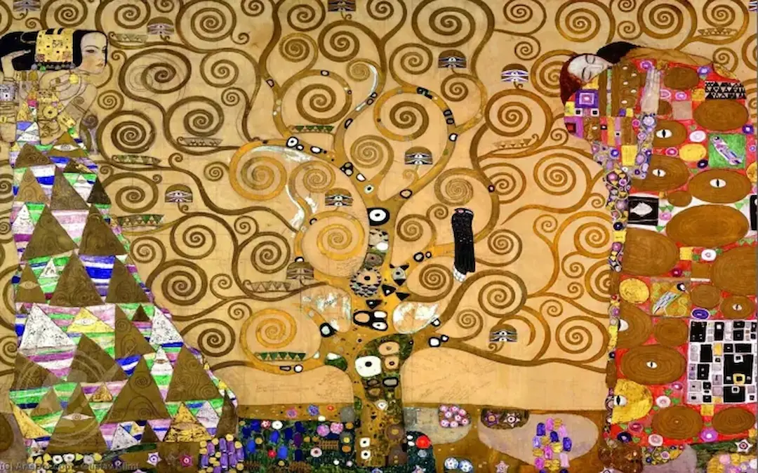 Buy Gustav Klimt The Tree of Life Oil Painting - Hand Painted Reproduction