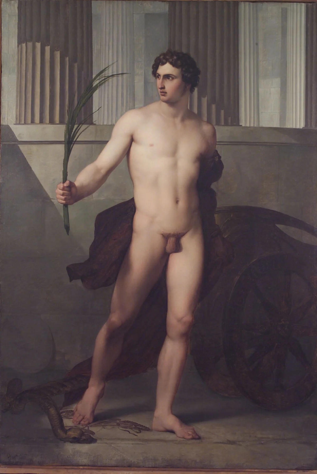 Buy Francesco Paolo Hayez The Victorious Athlete Oil Painting - Hand Painted Reproduction
