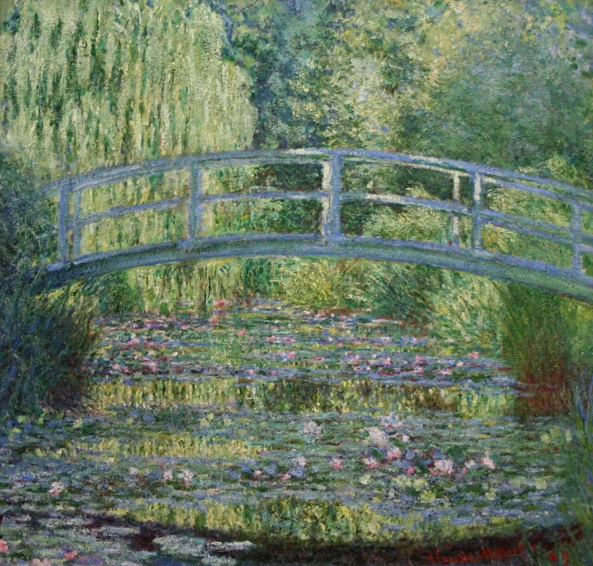 Buy Claude Monet The Water Lily Pond Green Harmony Oil Painting - Hand Painted Reproduction