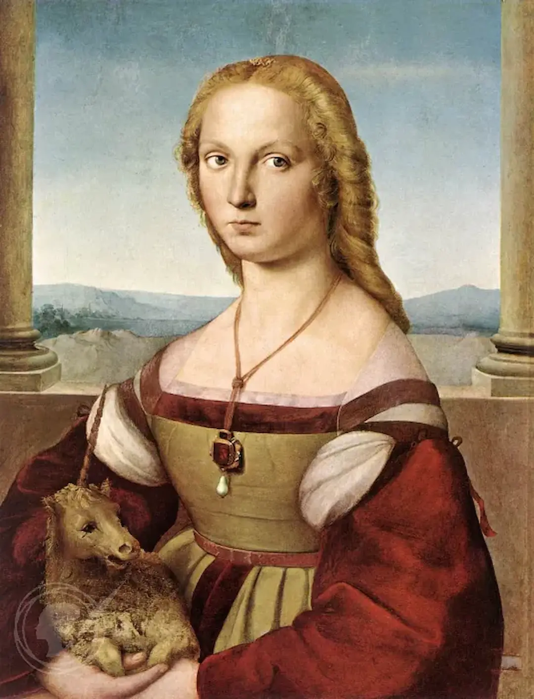 Buy Raffaello Sanzio The Woman with the Unicorn Oil Painting - Hand Painted Reproduction