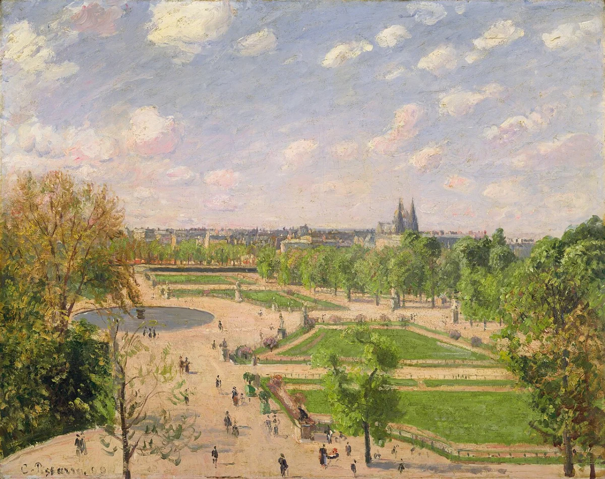 Buy Frederick Childe Hassam Tuileries Garden Oil Painting - Hand Painted Reproduction