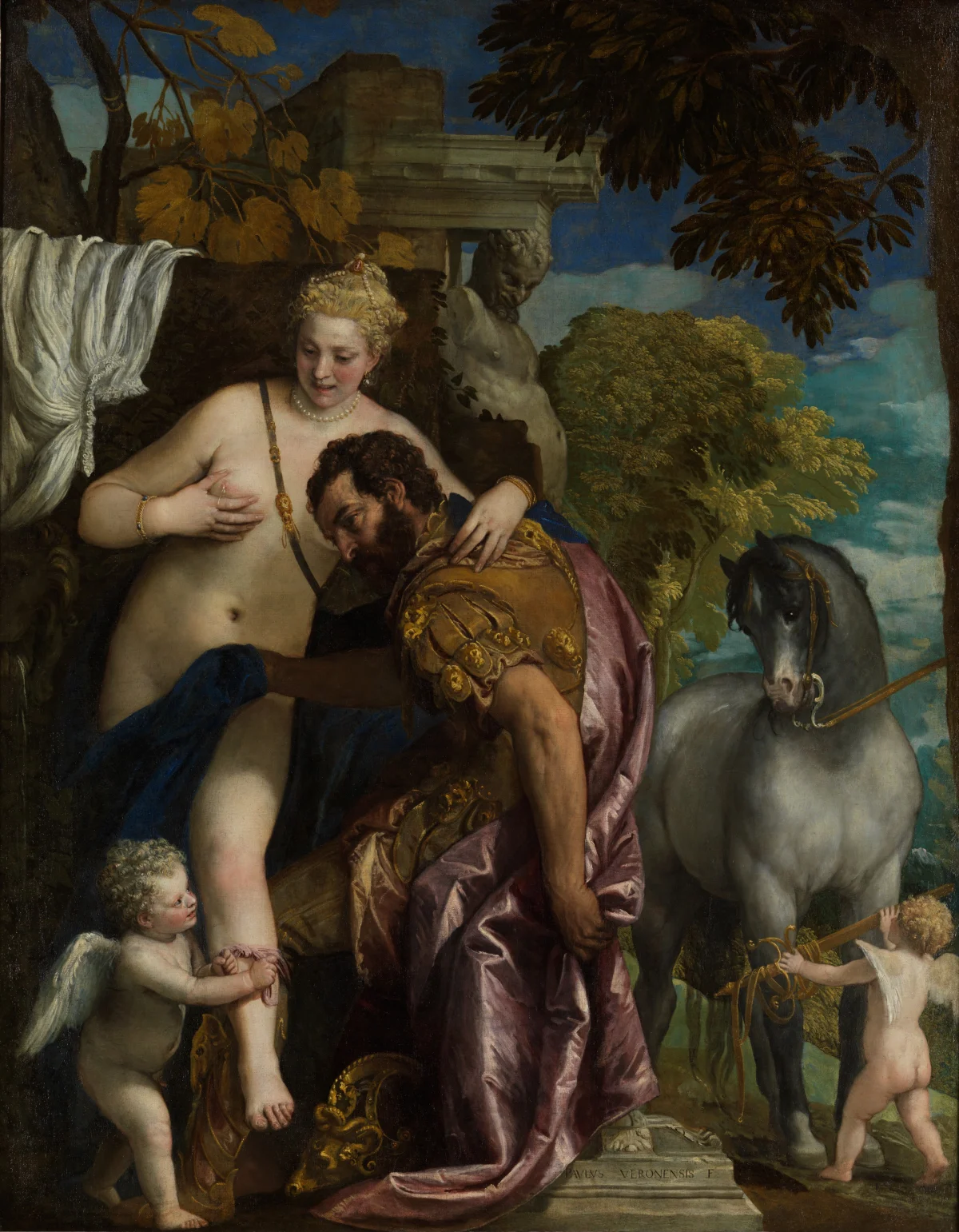 Buy Paolo Veronese Venus and Zeus Oil Painting - Hand Painted Reproduction