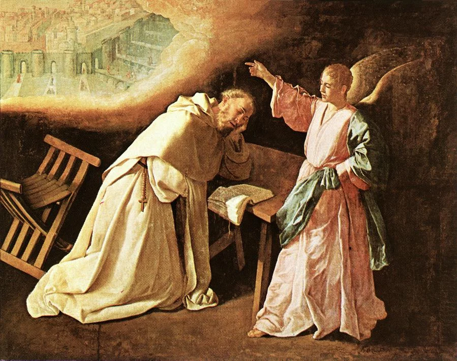 Buy Francisco de Zurbaran Vision of St Peter Nolasco Oil Painting - Hand Painted Reproduction