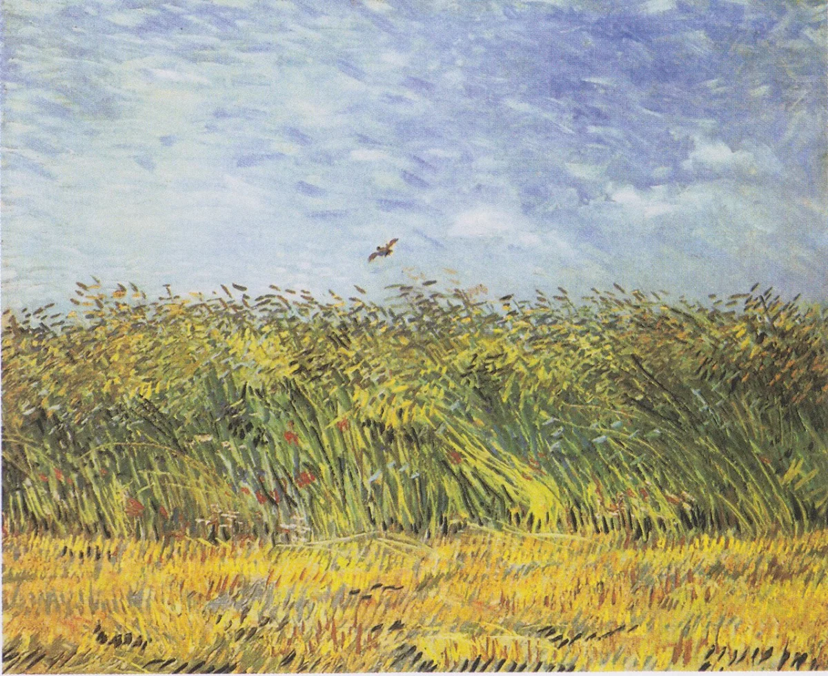 Buy Vincent Van Gogh Wheat Field with a Lark Oil Painting - Hand Painted Reproduction