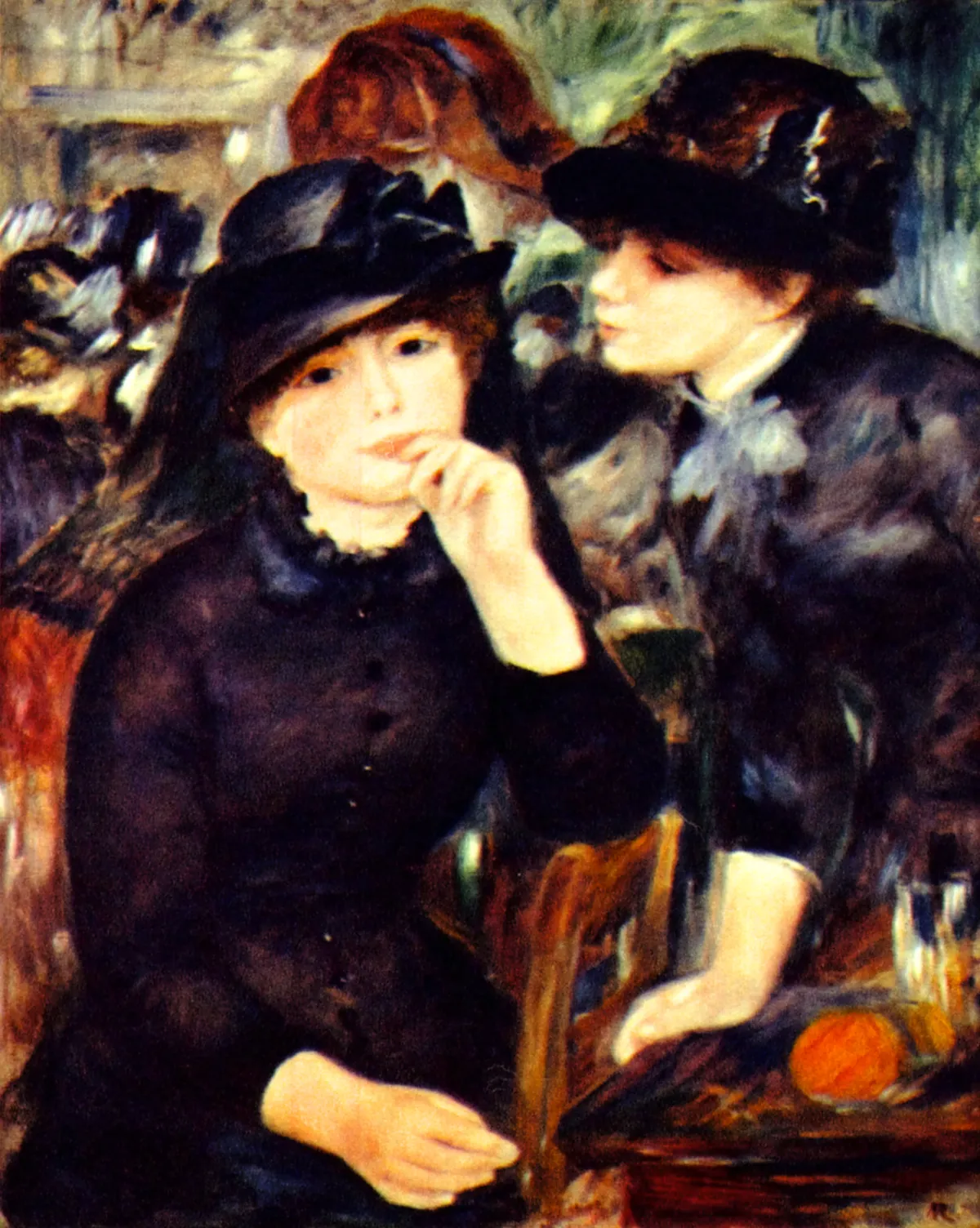 Buy Pierre Auguste Renoir Young Girls in Black Oil Painting - Hand Painted Reproduction