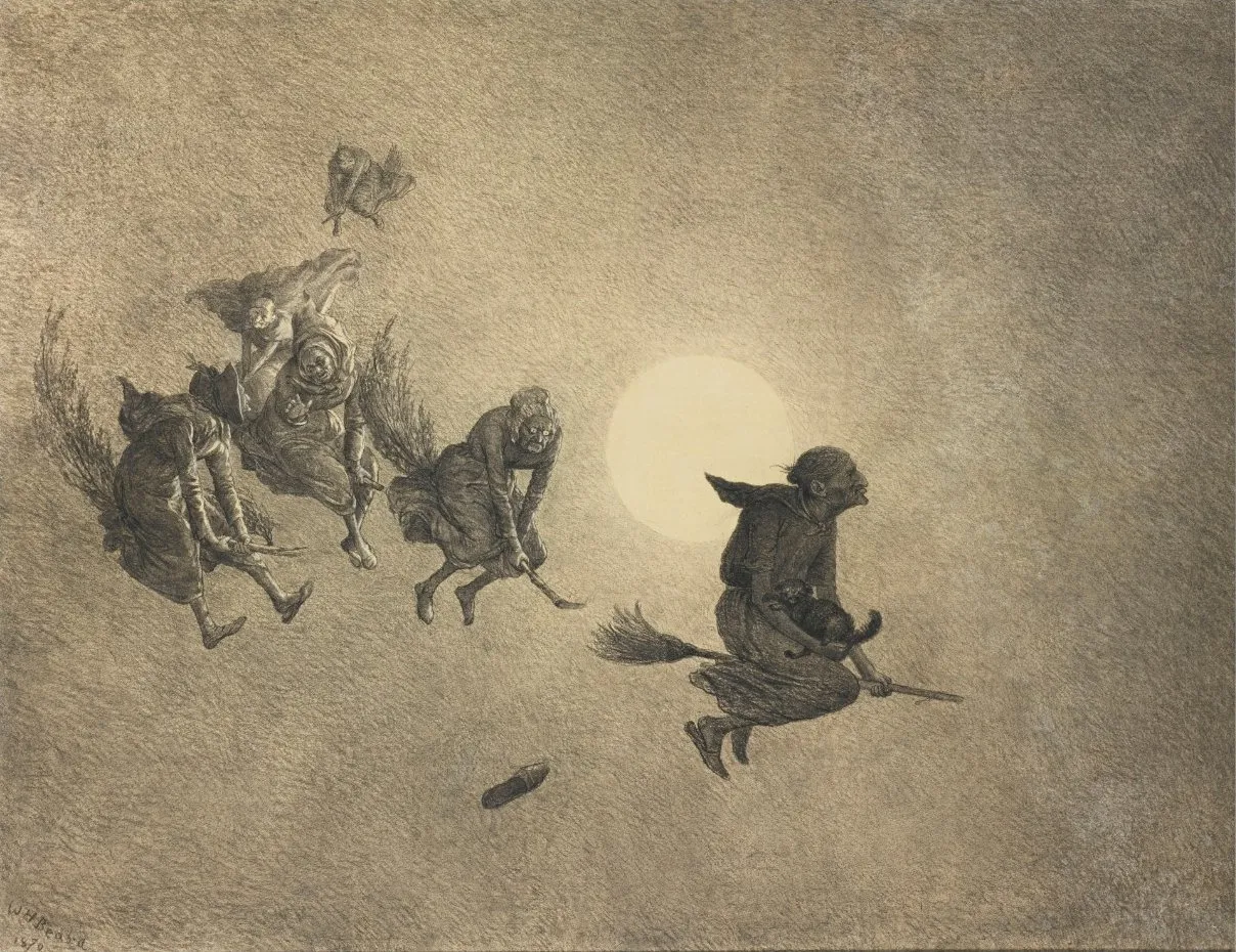Buy William Holbrook Beard 'the Witches' Ride' By , Oil Painting - Hand Painted Reproduction