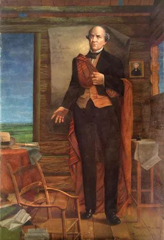 Buy Henry Arthur McArdle A Full Length Portrait of Sam Houston Oil Painting - Hand Painted Reproduction