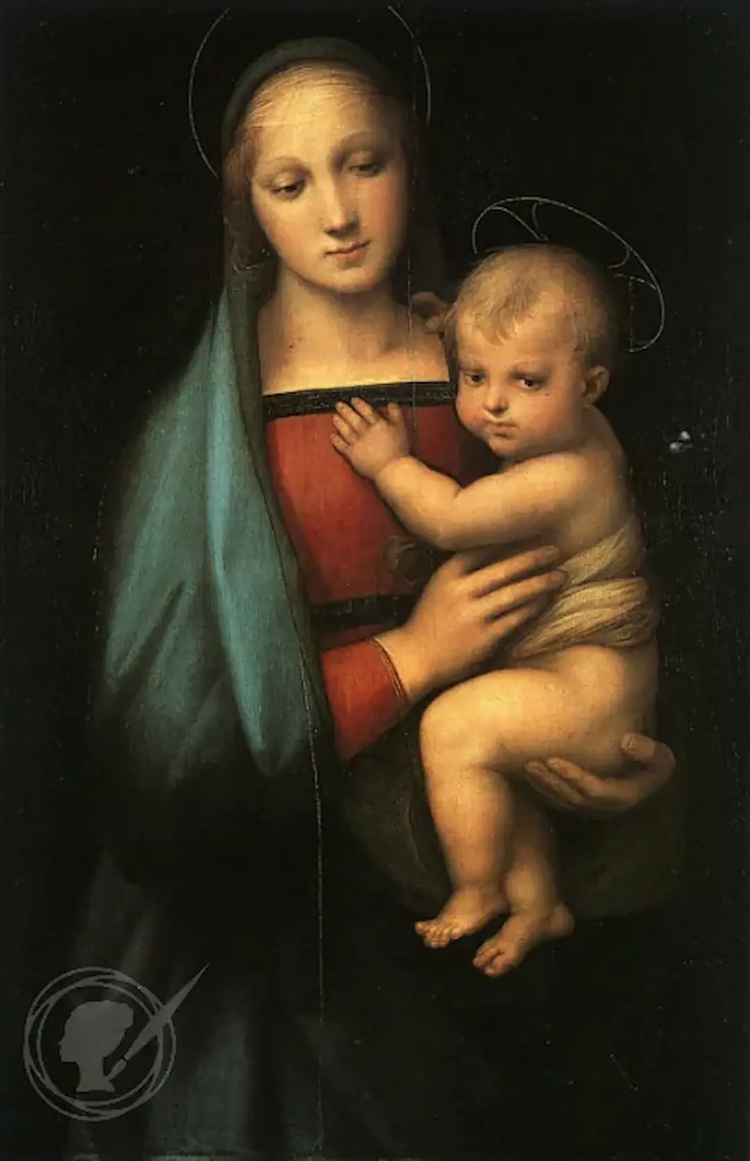 Buy Raffaello Sanzio Madonna & Child (Madonna del Granduca) Oil Painting - Hand Painted Reproduction