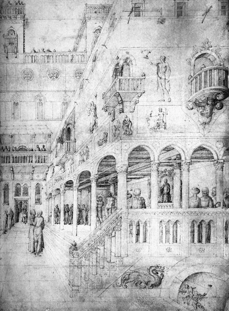 Buy Jacopo Bellini Flagellation Oil Painting - Hand Painted Reproduction