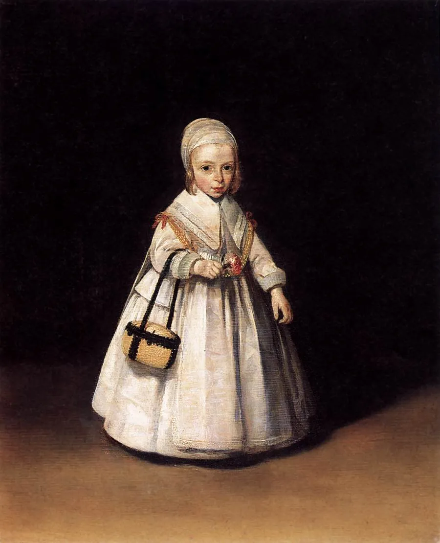 Buy Gerard Terborch Helena van der Schalcke as a Child Oil Painting - Hand Painted Reproduction