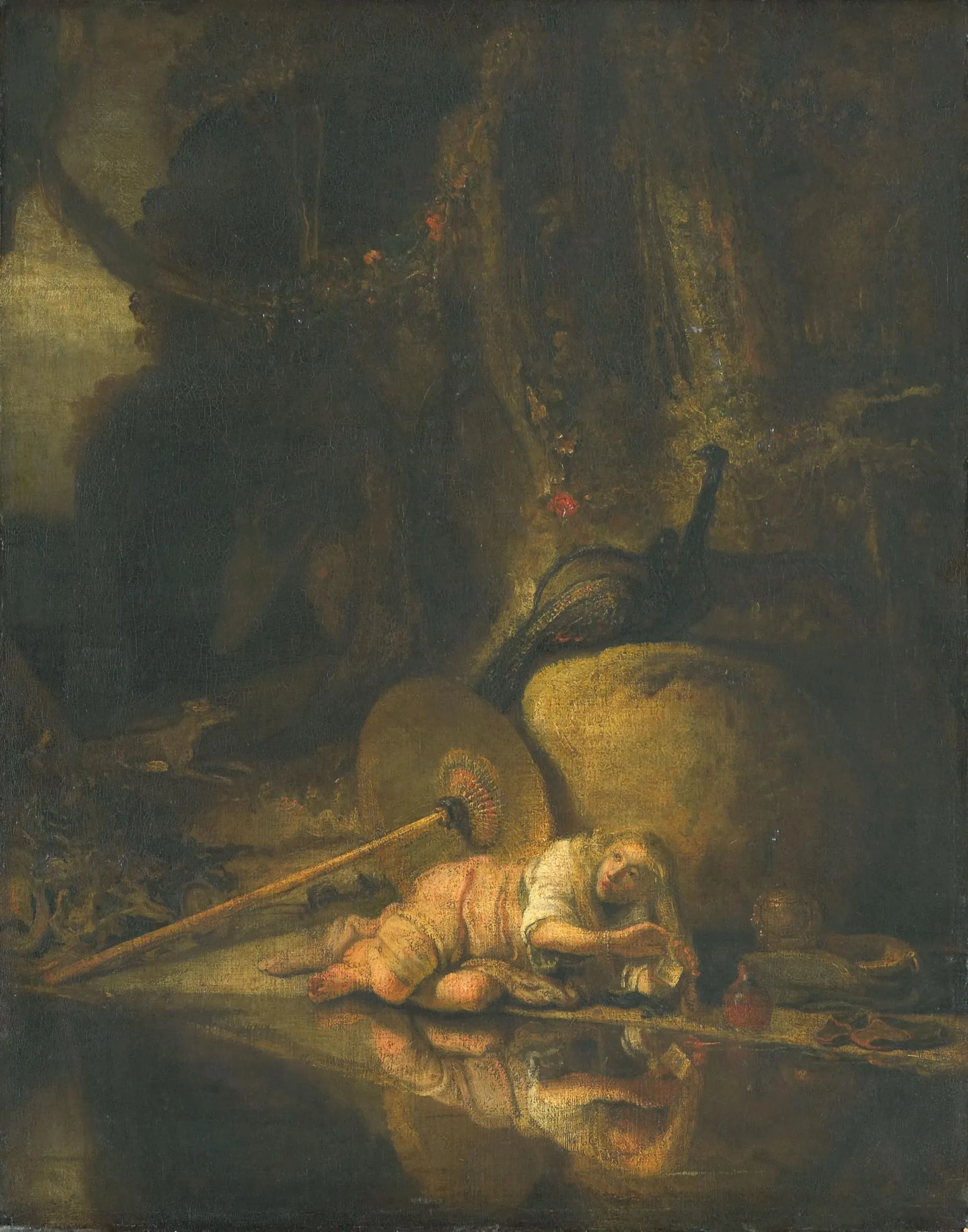 Buy Carel Fabritius Hera Hiding During The Battle Of The Gods And Giants  Oil Painting - Hand Painted Reproduction