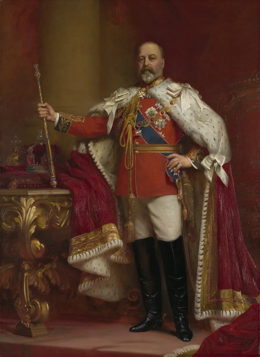 Buy Samuel Luke Fildes King Edward Vii   Oil Painting - Hand Painted Reproduction