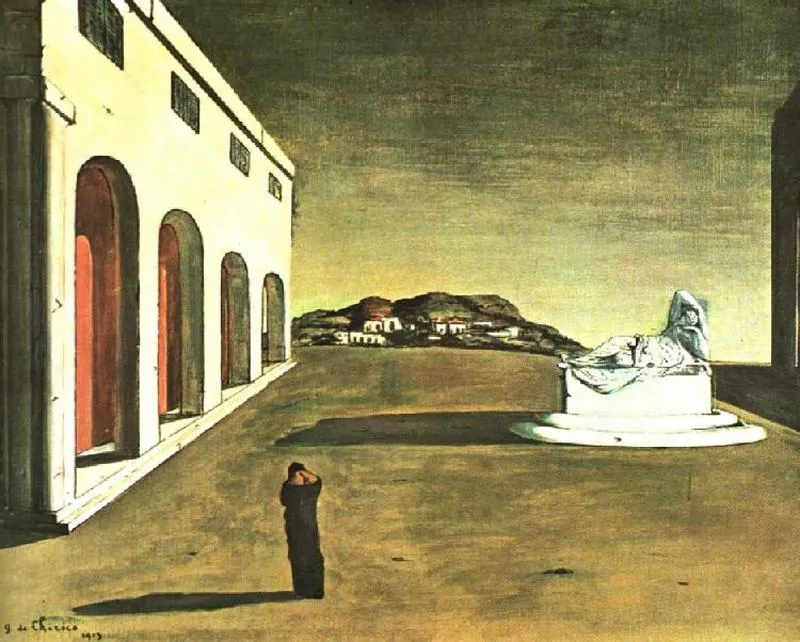 Buy Giorgio de Chirico Melancholy of a Beautiful Day Oil Painting - Hand Painted Reproduction