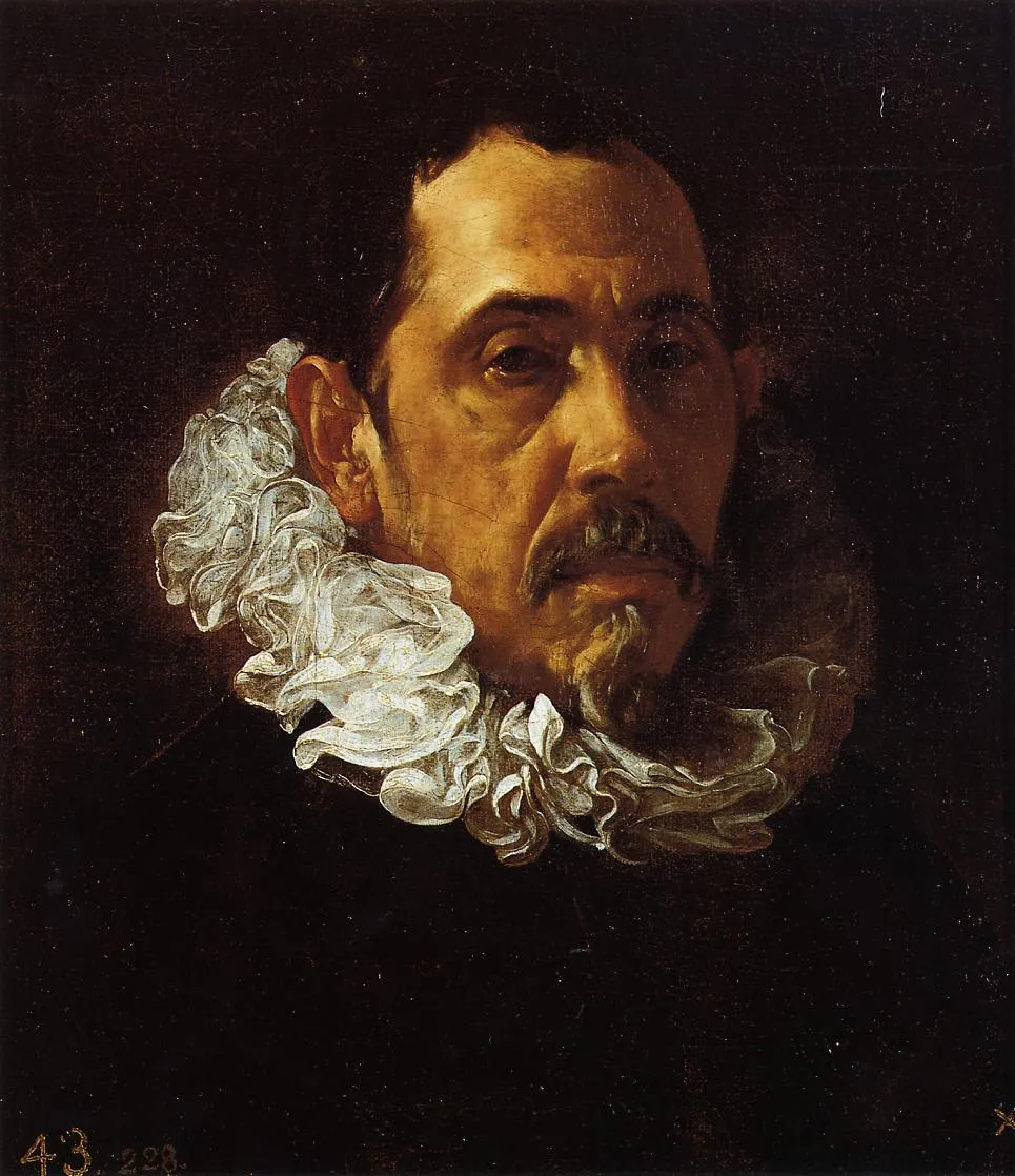 Buy Diego Rodriguez de Silva y Velazquez Portrait of a Man with a Goatee Oil Painting - Hand Painted Reproduction