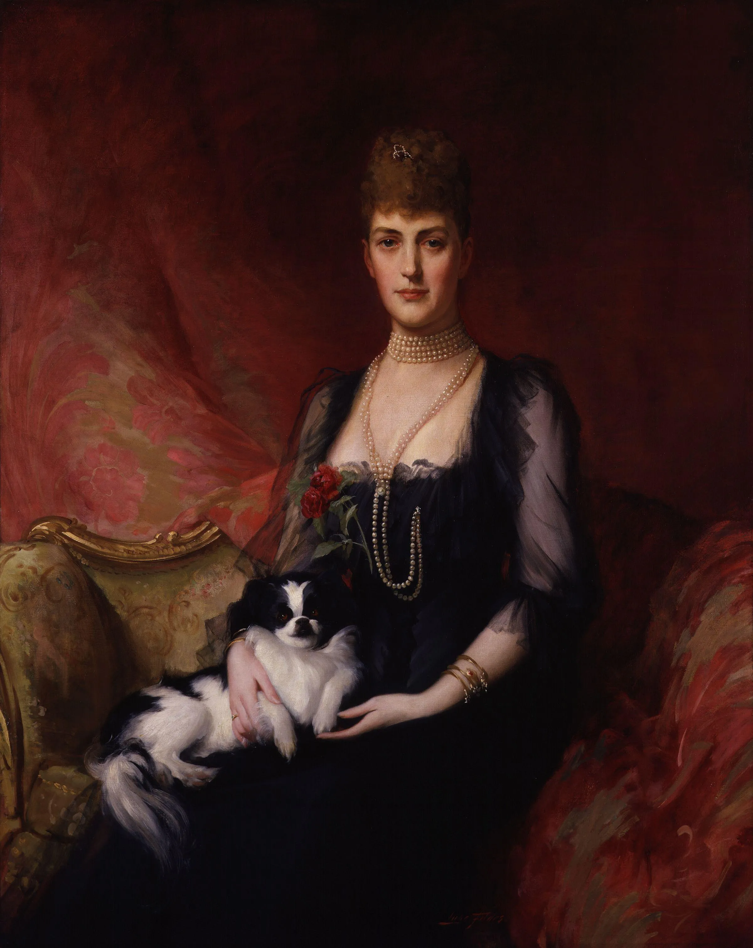 Buy Samuel Luke Fildes Queen Alexandra  Oil Painting - Hand Painted Reproduction