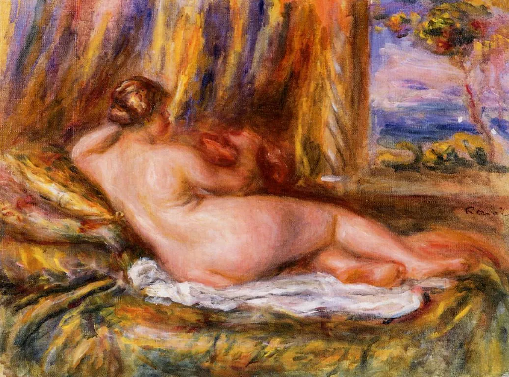 Buy Pierre Auguste Renoir Reclining Nude Oil Painting - Hand Painted Reproduction