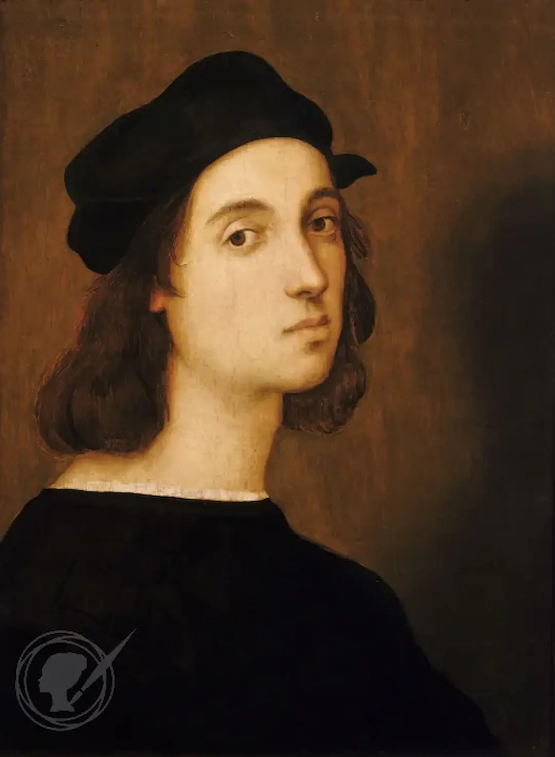 Buy Raffaello Sanzio Self Portrait Oil Painting - Hand Painted Reproduction