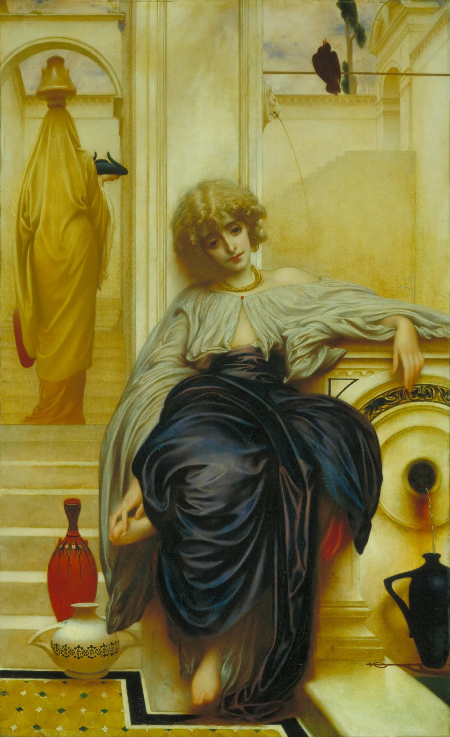 Buy Lord Frederick Leighton Songs without Words Oil Painting - Hand Painted Reproduction