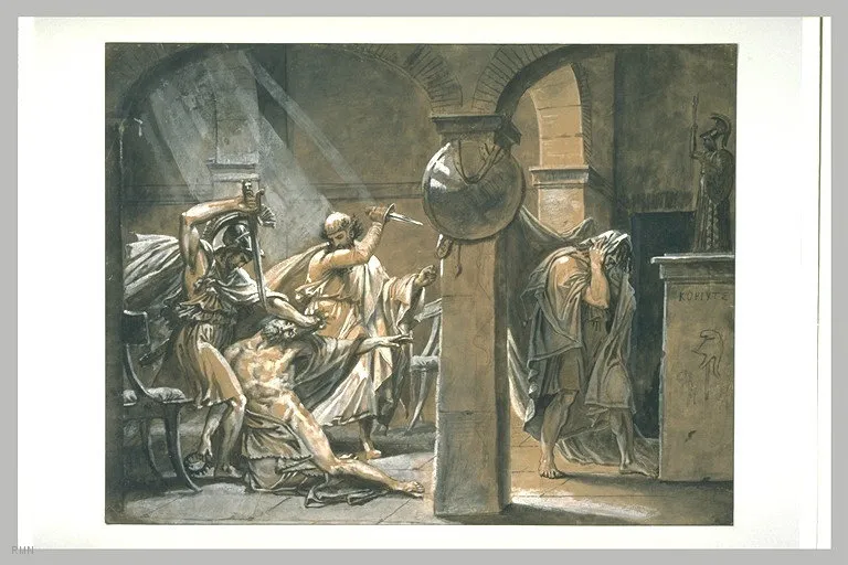 Buy Antoine-Jean Gros The Death of Timophanes Oil Painting - Hand Painted Reproduction