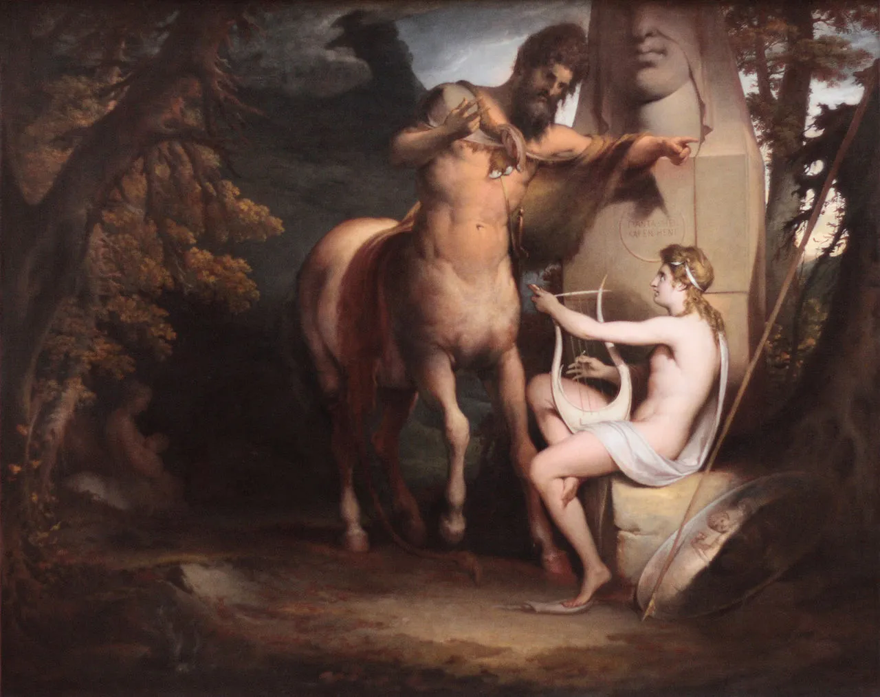Buy James Barry The Education of Achilles Oil Painting - Hand Painted Reproduction
