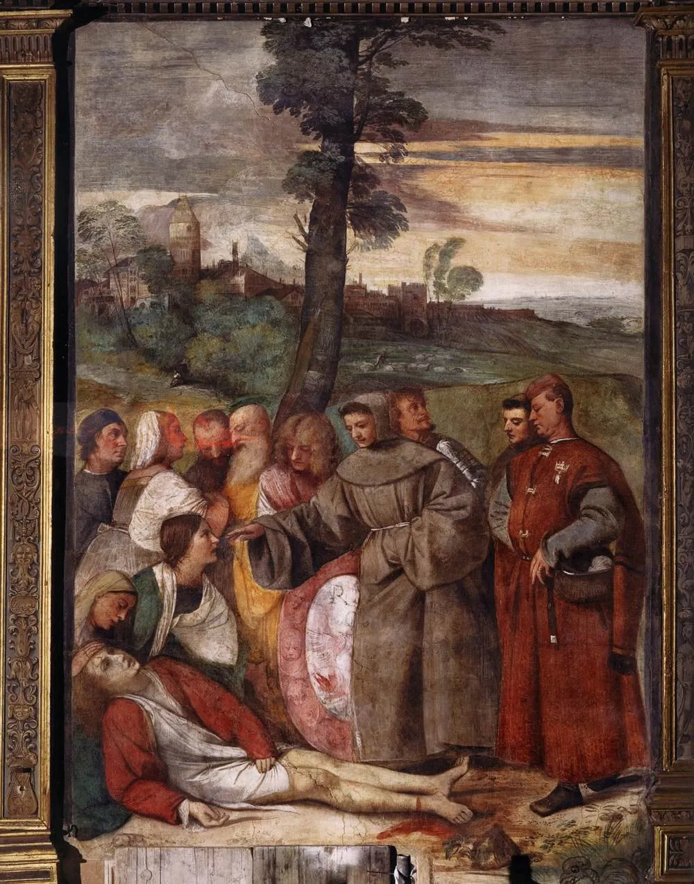 Buy Tiziano Vecelli The Healing of the Wrathful Son Oil Painting - Hand Painted Reproduction