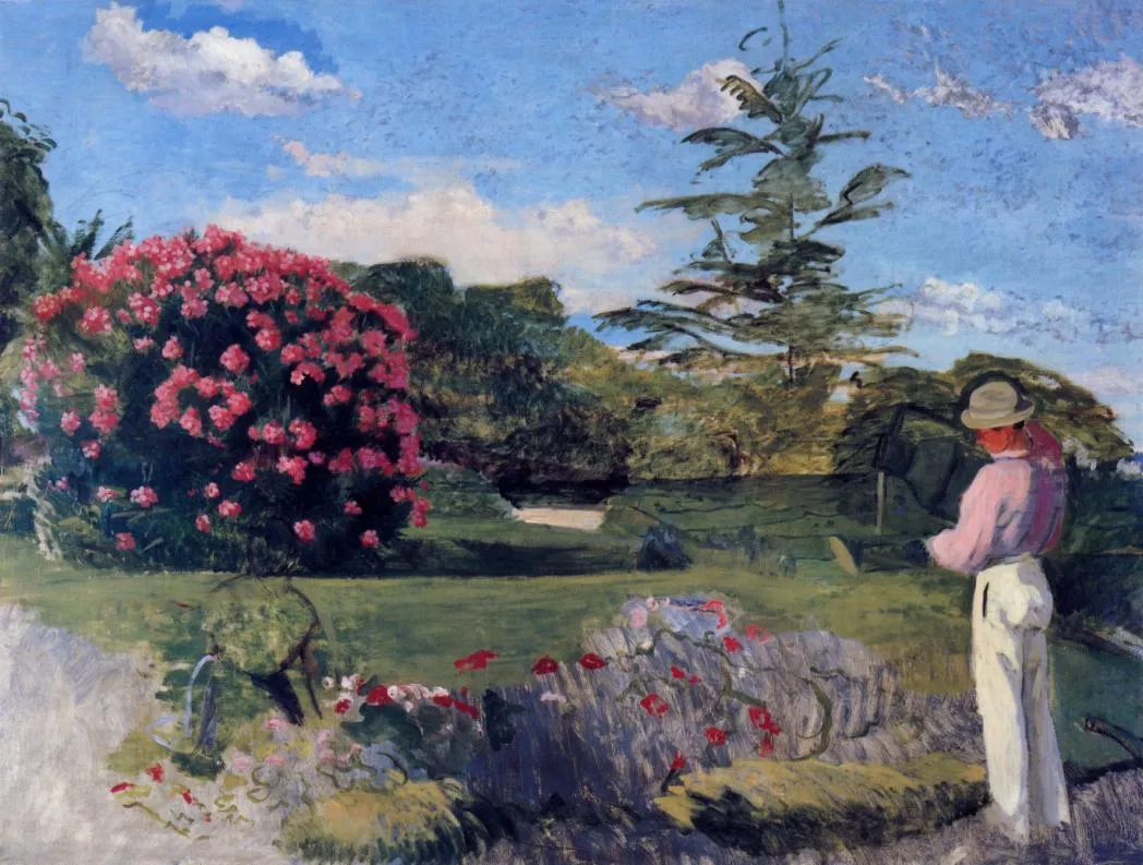 Buy Frederic Bazille The Little Gardener Oil Painting - Hand Painted Reproduction