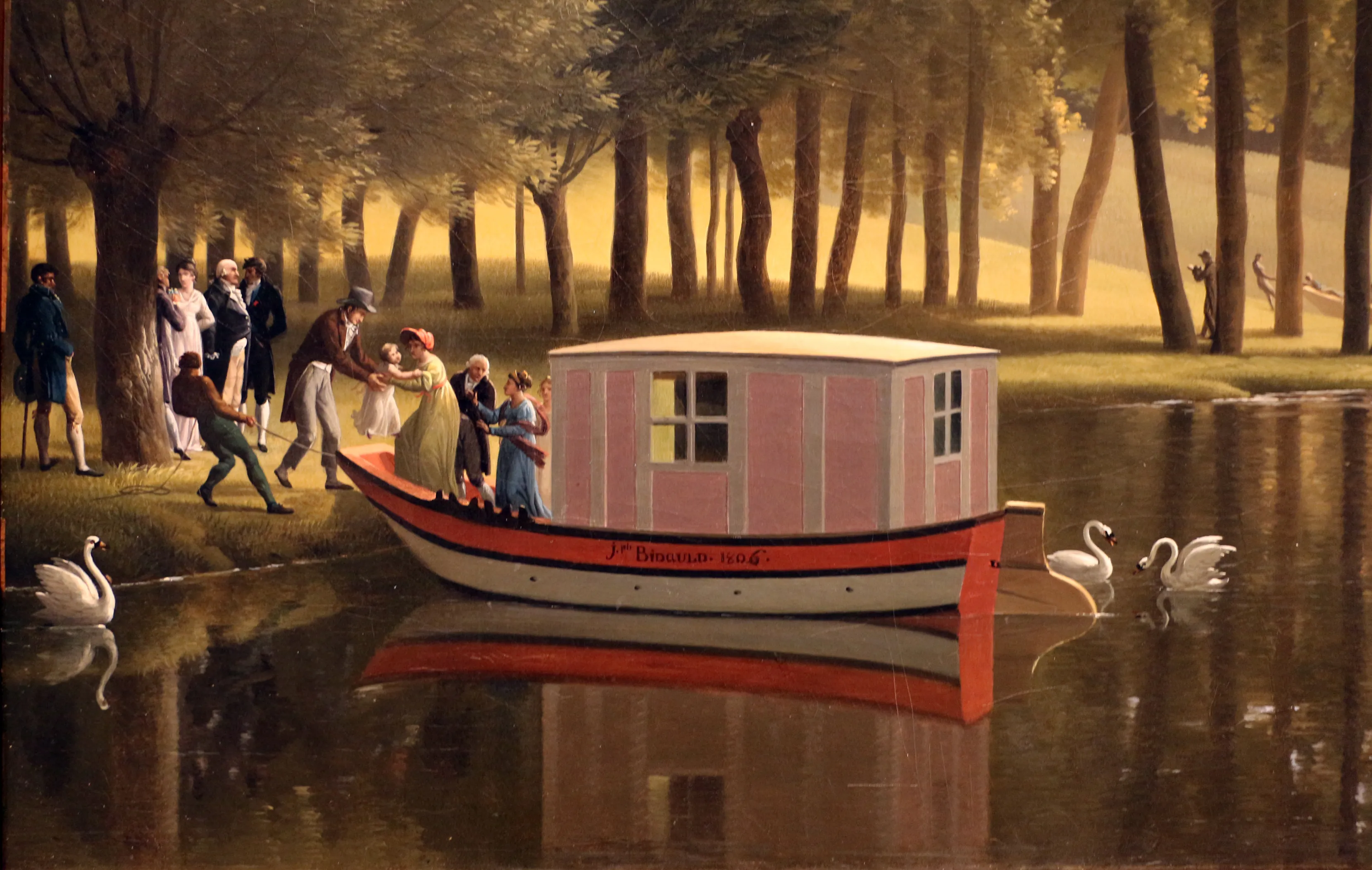 Buy Jean-Joseph-Xavier Bidauld The park in Mortefontaine Oil Painting - Hand Painted Reproduction