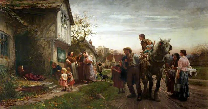 Buy Samuel Luke Fildes The return of the penitent Oil Painting - Hand Painted Reproduction