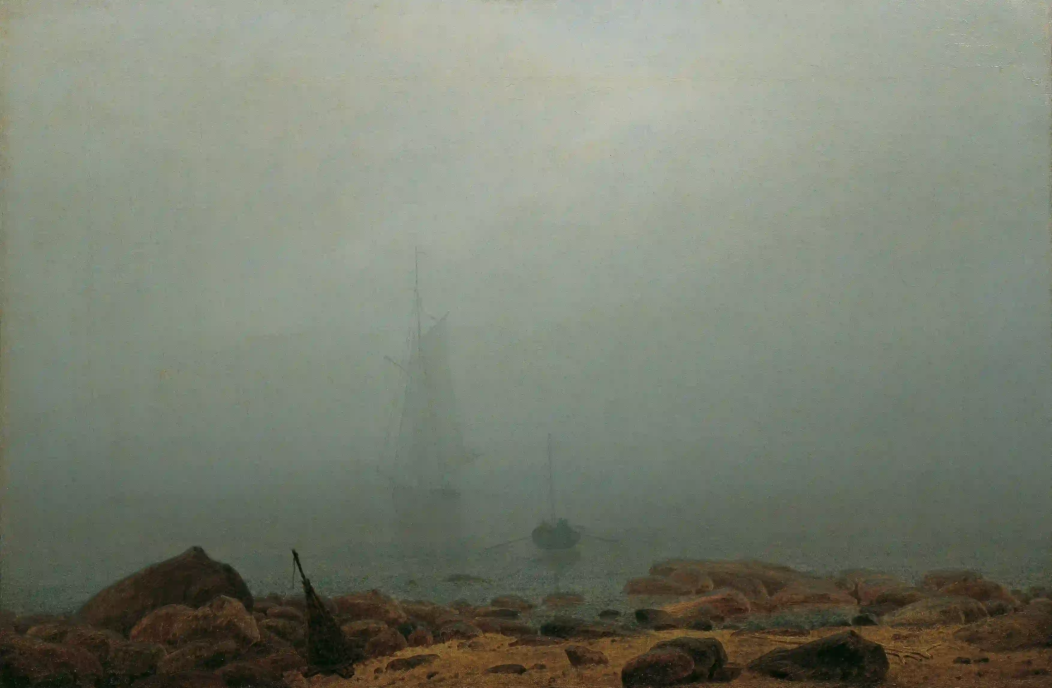 Buy Caspar David Friedrich Fog Oil Painting - Hand Painted Reproduction