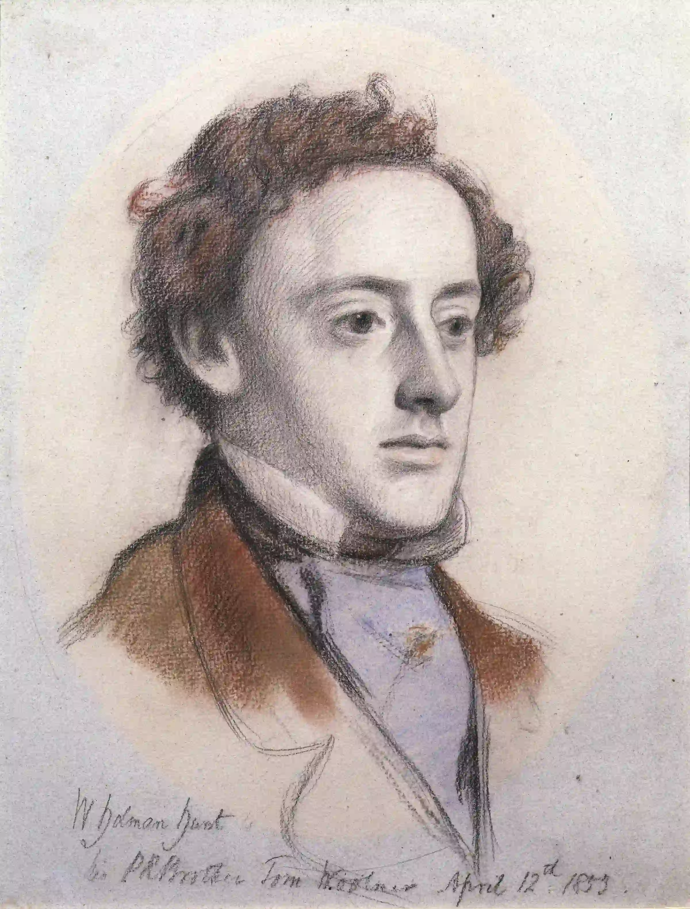 Buy William Holman Hunt Portrait of John Everett Millais Oil Painting - Hand Painted Reproduction