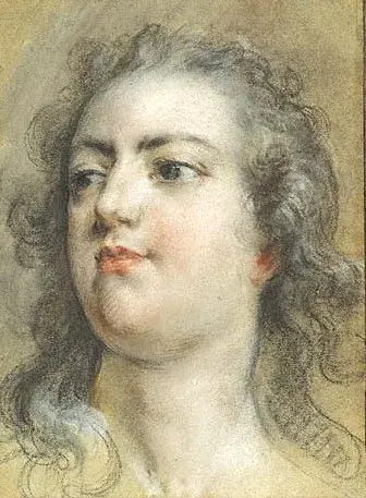 Buy Francois Boucher Head of King Louis XV Oil Painting - Hand Painted Reproduction