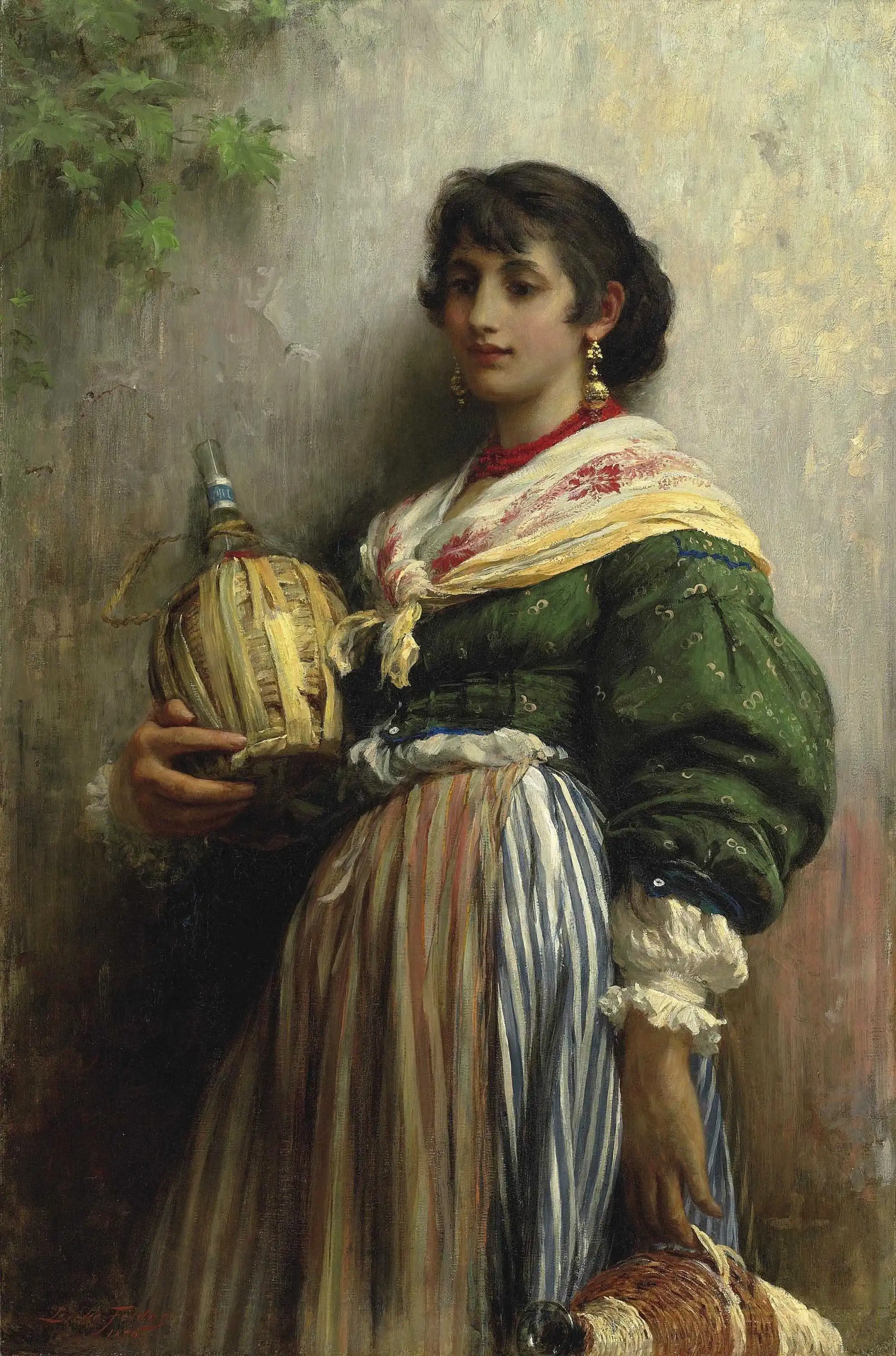 Buy Samuel Luke Fildes Rosa Siega Oil Painting - Hand Painted Reproduction