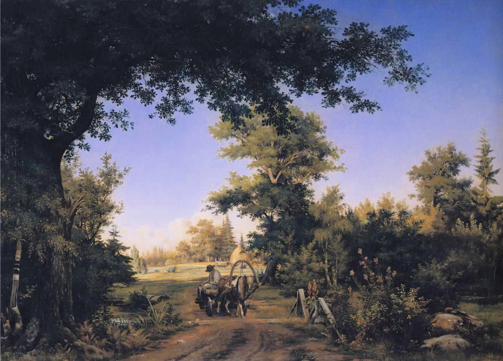 Buy Ivan Shishkin View in the Vicinity of St. Petersburg Oil Painting - Hand Painted Reproduction