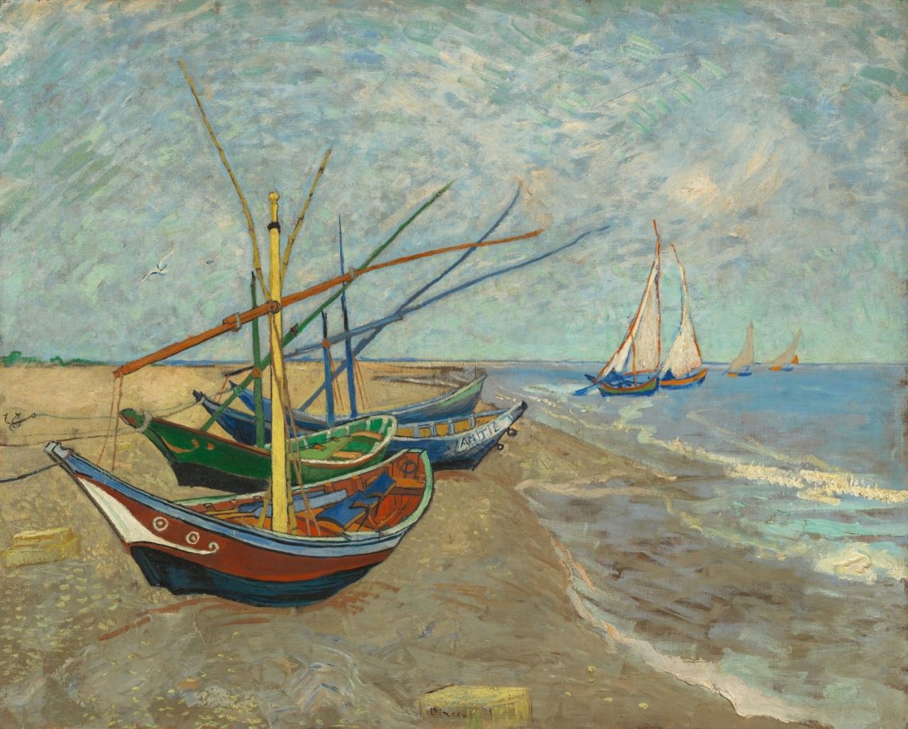 Fishing Boats On The Beach