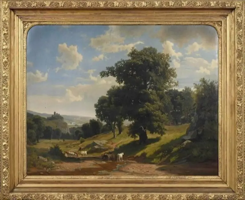 A Quiet Valley by Albert Bierstadt